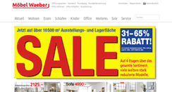 Desktop Screenshot of moebel-waeber.ch